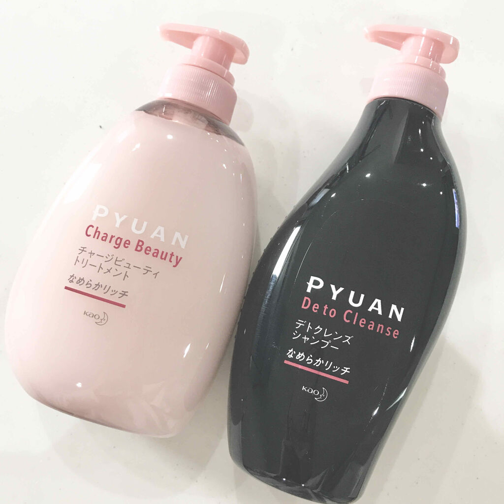 ピュアン デトクレンズシャンプー／チャージビューティトリートメント なめらかリッチ/ピュアン/シャンプー・コンディショナーを使ったクチコミ（1枚目）