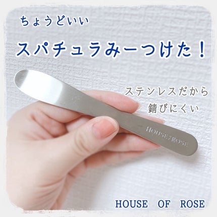 ステンレススパチュラ/ハウス オブ ローゼ/その他スキンケアグッズを使ったクチコミ(1枚目)