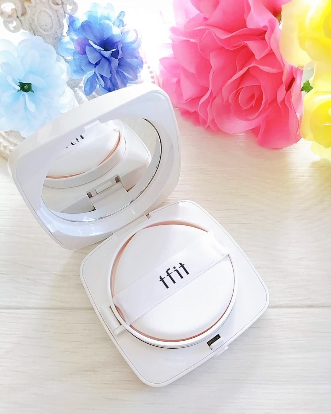 レイヤリングフィットカバークッションEX/TFIT/クッションファンデーションを使ったクチコミ（2枚目）