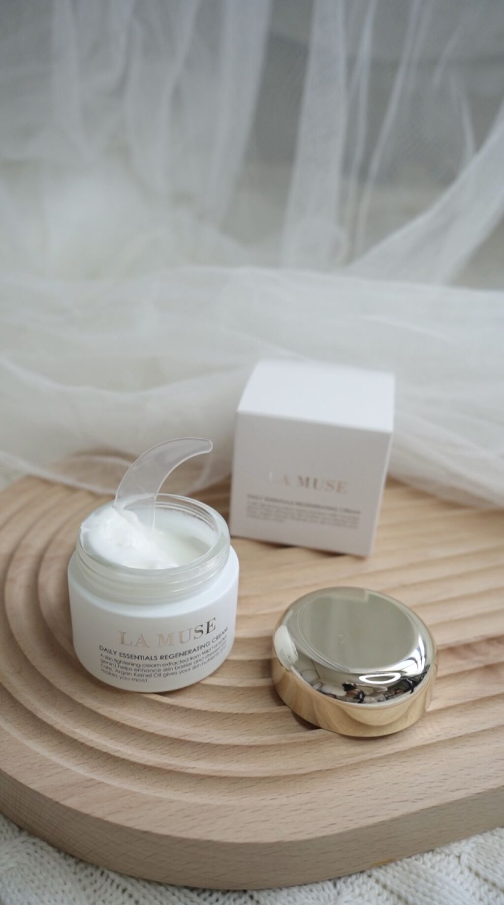 デイリー エッセンシャルズ リジェネレイティング クリーム/ラミューズ/フェイスクリームを使ったクチコミ（3枚目）