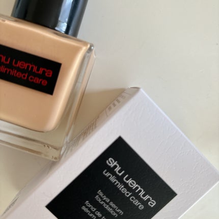 アンリミテッド ケア ツヤ セラム ファンデーション/shu uemura/リキッドファンデーションを使ったクチコミ(2枚目)