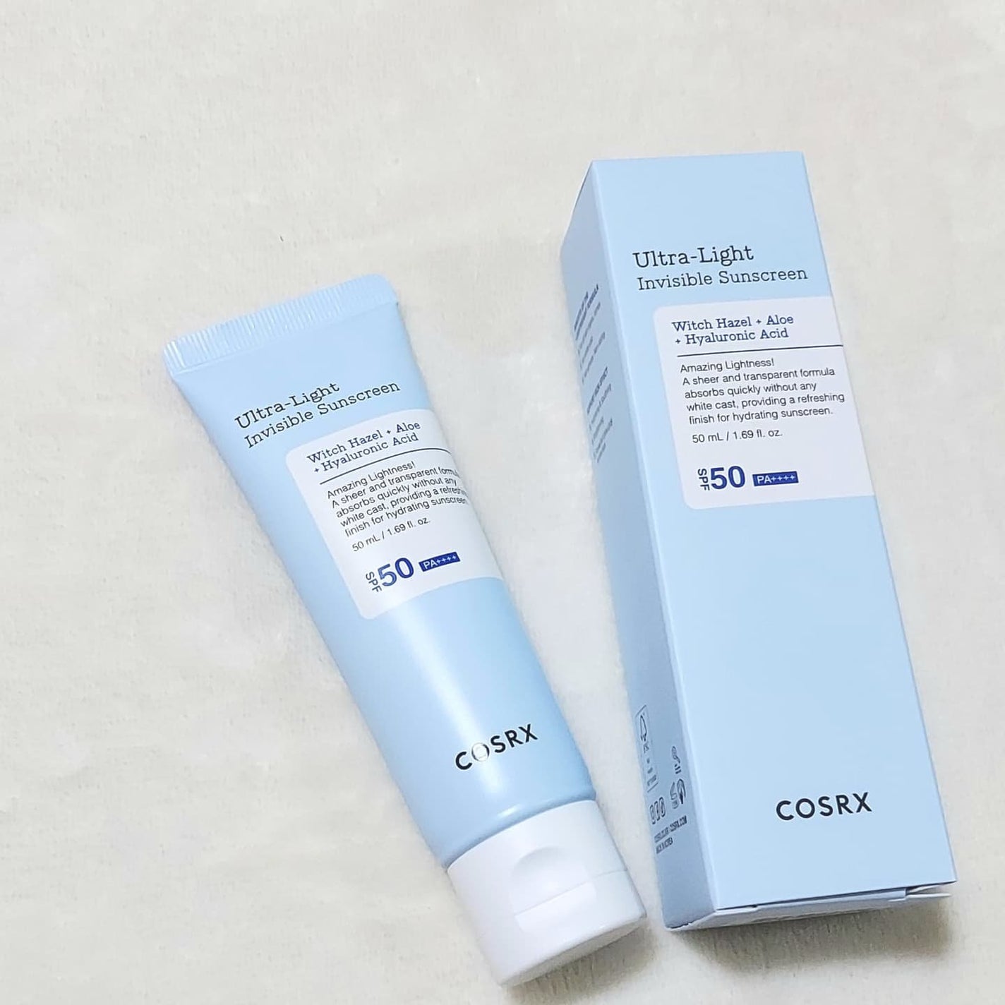 ウルトラライト透明UVクリーム/COSRX/日焼け止めクリームを使ったクチコミ(5枚目)