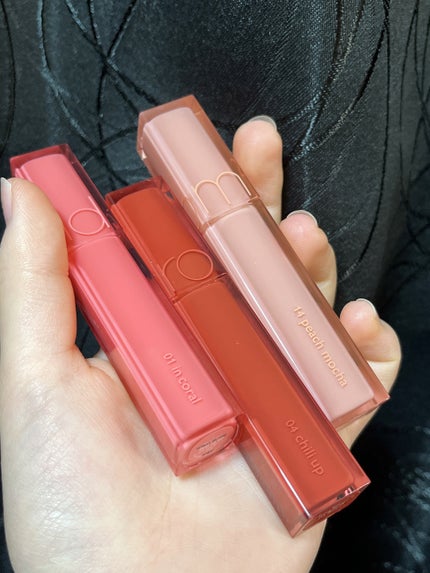 スーパーマットリップ&チークマッド/INTO U/口紅を使ったクチコミ(4枚目)