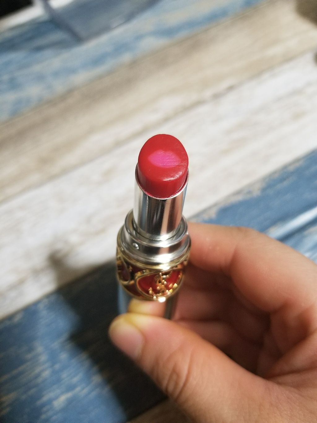 ヴォリュプテ ティントインバーム/YVES SAINT LAURENT BEAUTE/口紅を使ったクチコミ(2枚目)