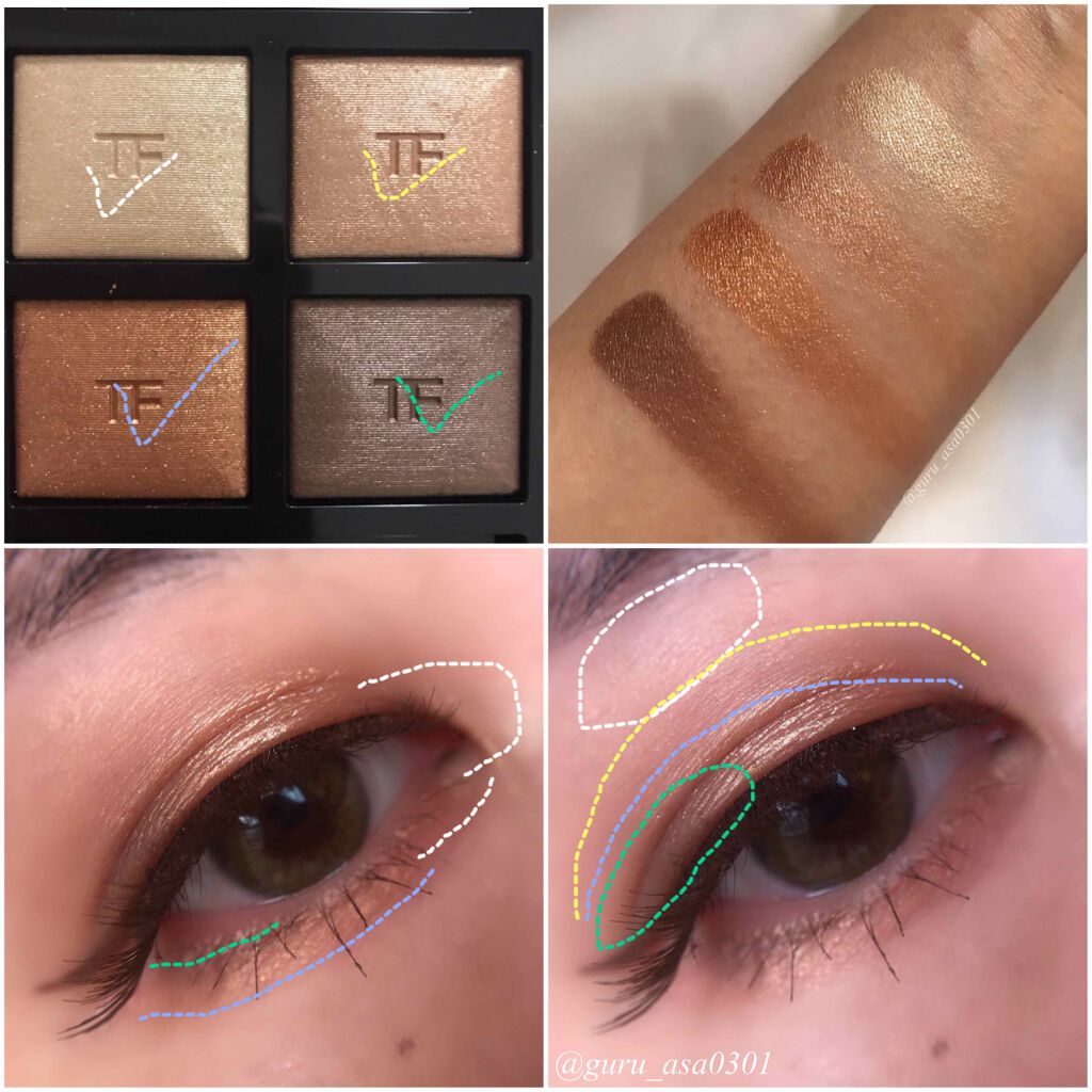 アイ カラー クォード/TOM FORD BEAUTY/アイシャドウパレットを使ったクチコミ(3枚目)