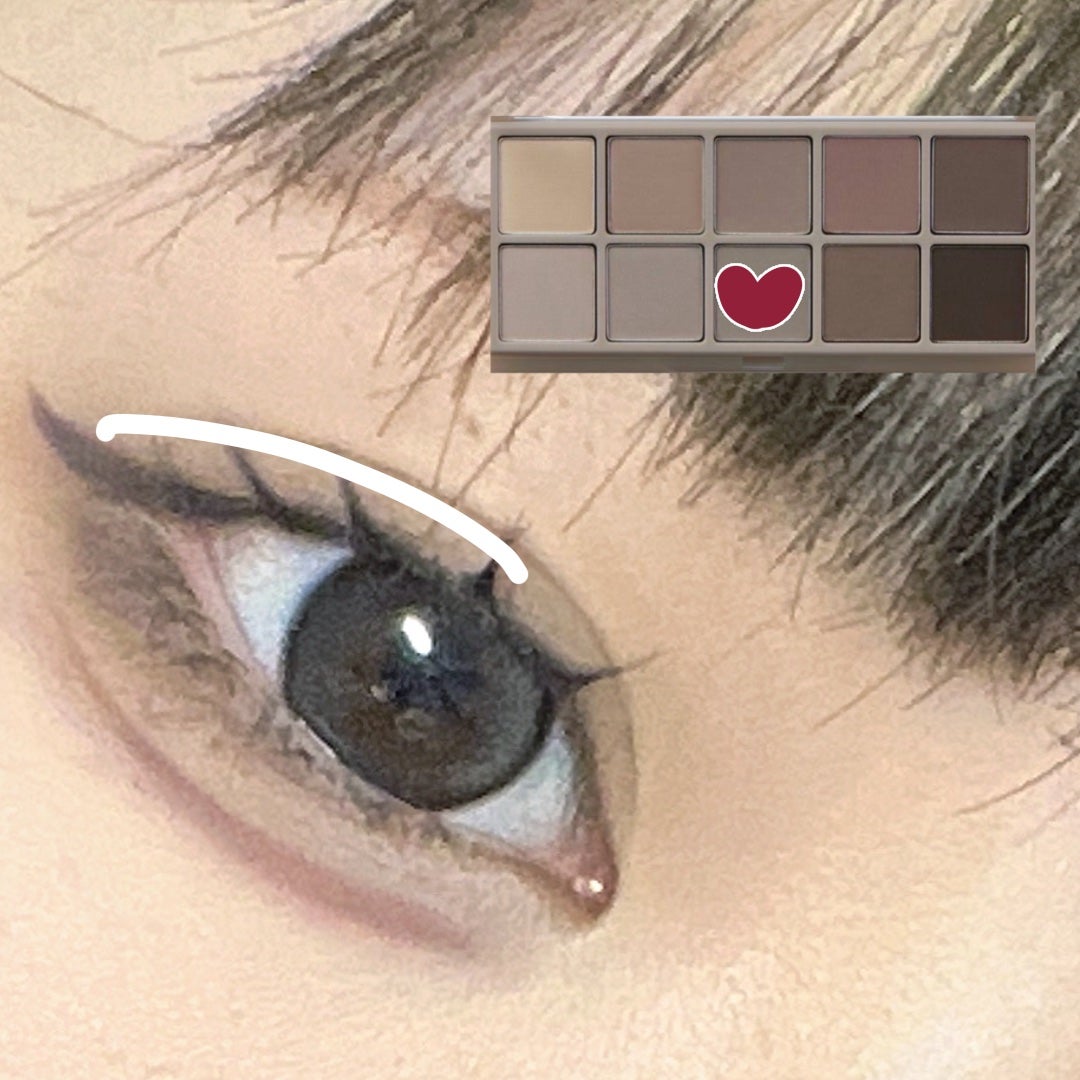 ベターザンパレット/rom&nd/アイシャドウパレットを使ったクチコミ(4枚目)