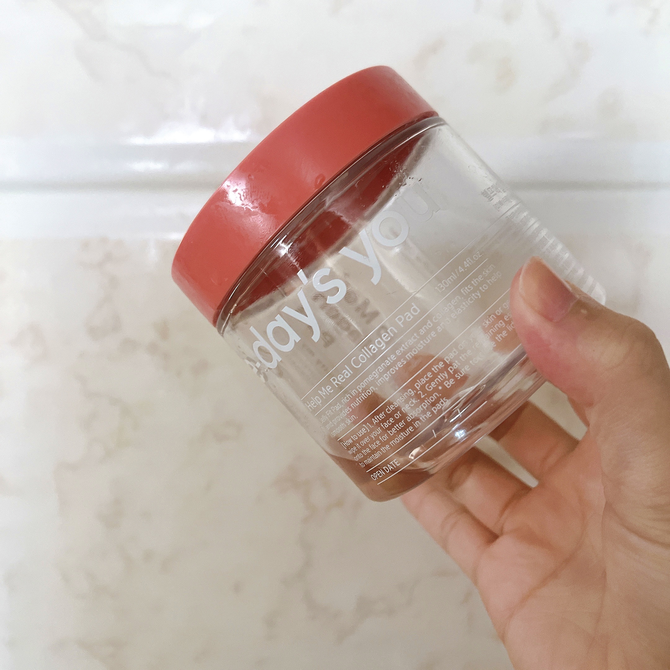 ヘルプミー! リアルコラーゲンパッド/One-day's you/トナーパッドを使ったクチコミ（2枚目）