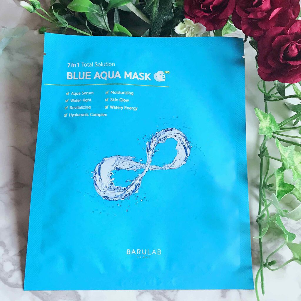 ブルーアクアマスク/BARULAB/シートマスク・パックを使ったクチコミ（1枚目）