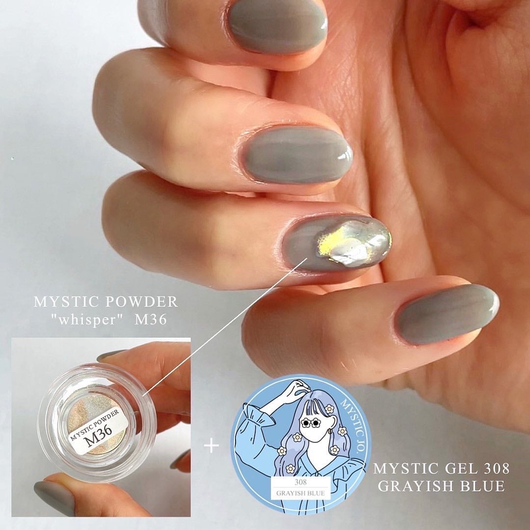 sato 🕊 self nail🫧🤍 on LIPS 「𝖬𝖸𝖲𝖳𝖨𝖢𝖦𝖤𝖫-𝖦𝖫𝖠𝖸𝖨𝖲𝖧𝗌𝖾𝗋𝗂𝖾𝗌-使用カラーは#..」(3枚目)