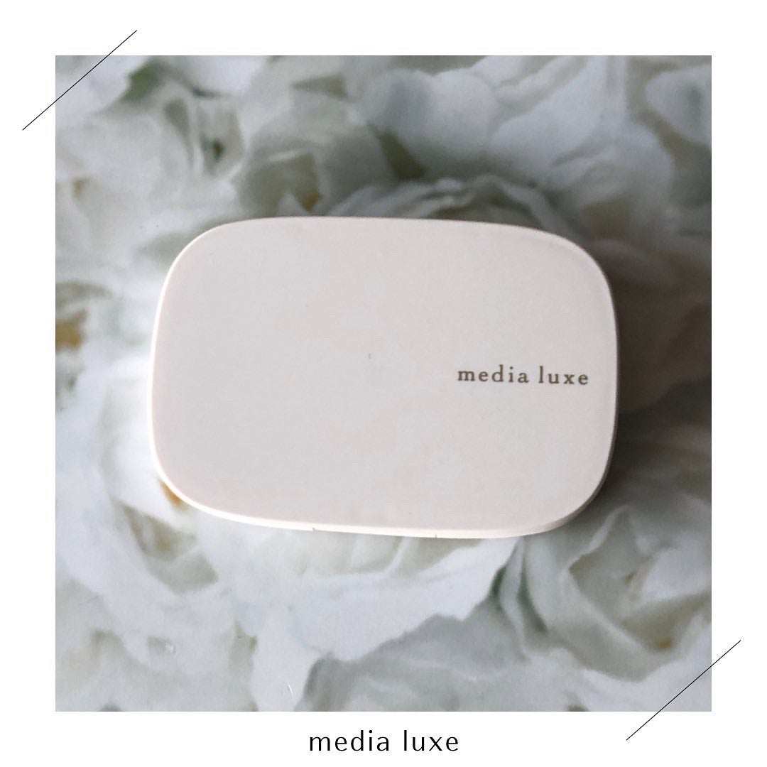 パウダーファンデーション/media luxe/パウダーファンデーションを使ったクチコミ(1枚目)