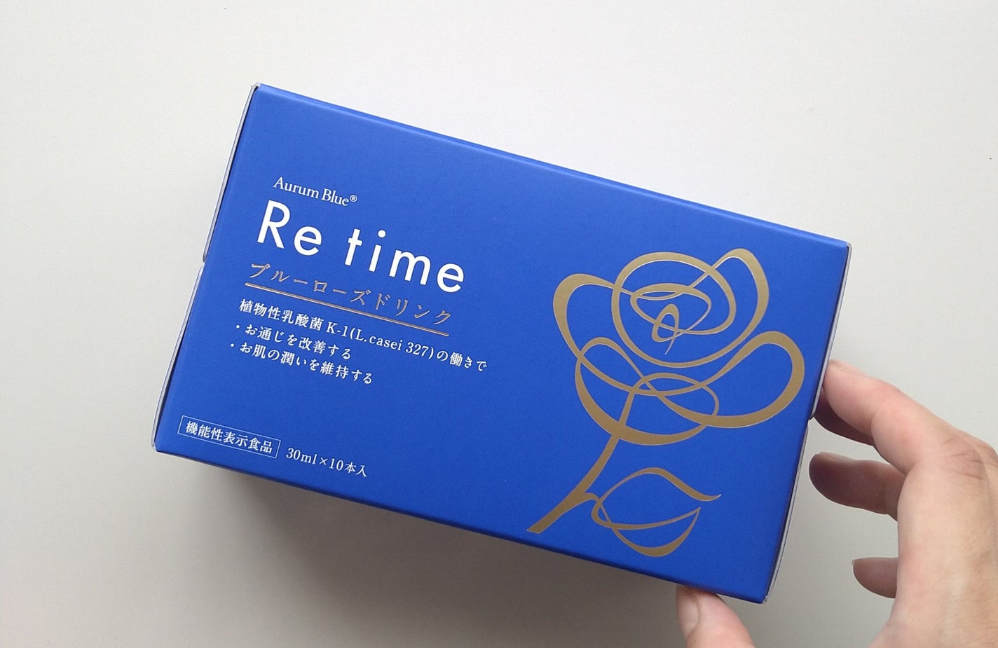 Re time ブルーローズドリンク/オーラムブルー/美容ドリンクを使ったクチコミ(4枚目)