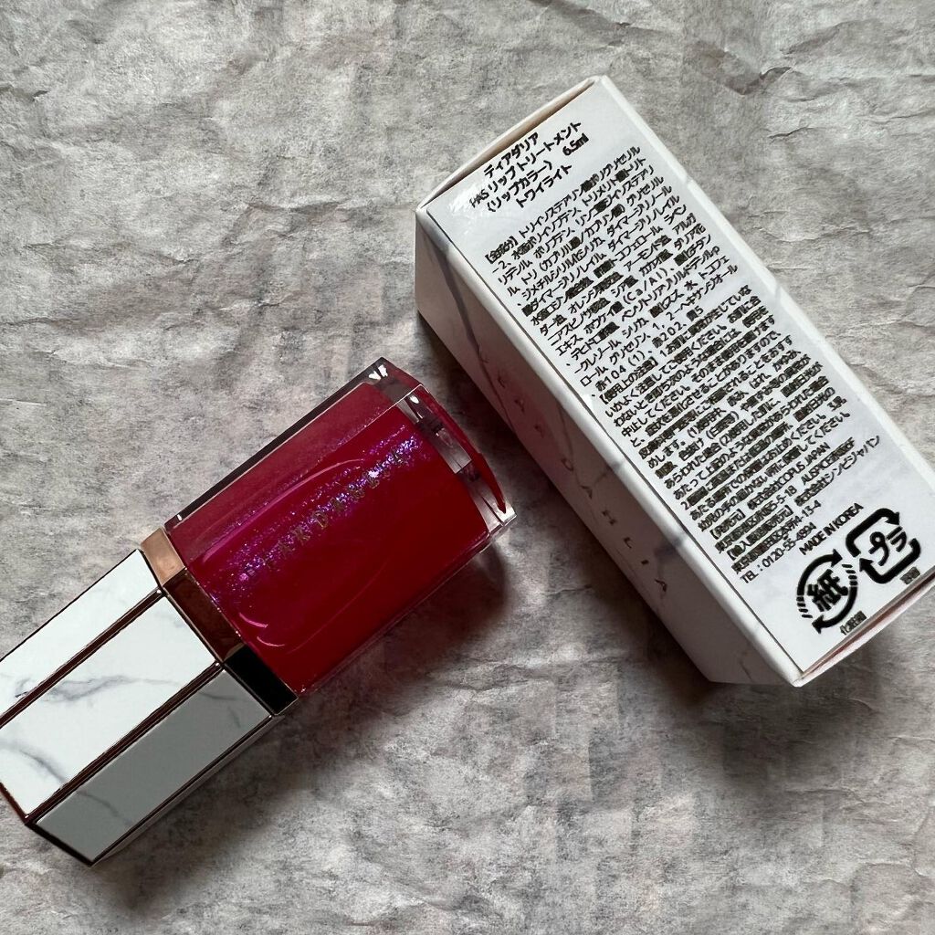 パラダイスオーロラシャインリップトリートメント/DEAR DAHLIA/リップグロスを使ったクチコミ(6枚目)