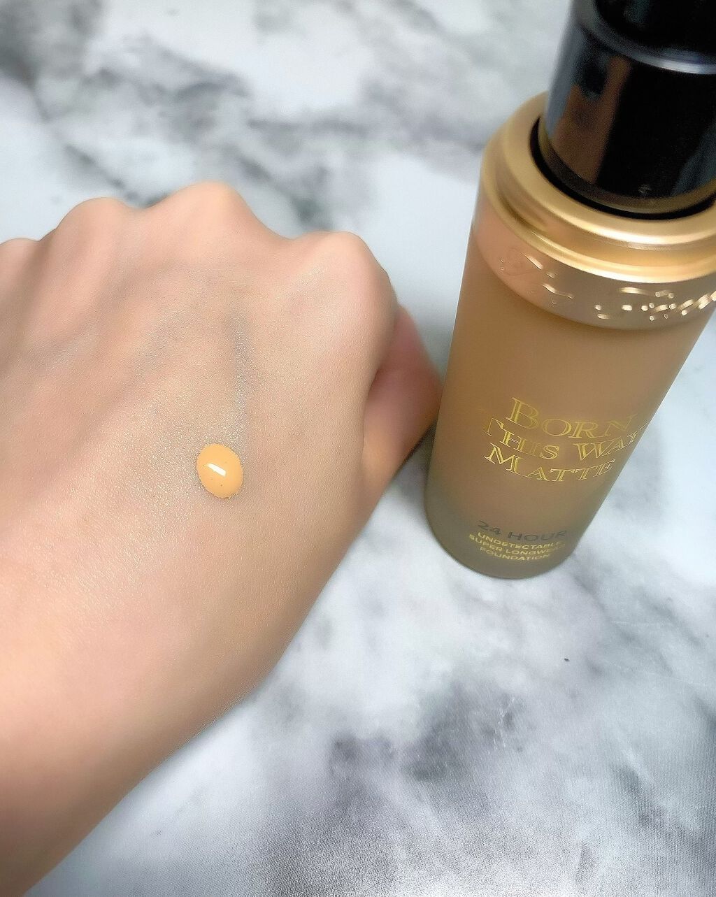 ボーン ディス ウェイ アンディテクタブル 24H マット ファンデーション/Too Faced/リキッドファンデーションを使ったクチコミ(3枚目)