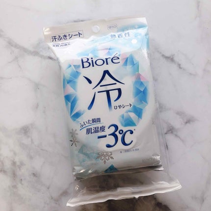 冷シート 無香性/ビオレ/ボディシートを使ったクチコミ(1枚目)