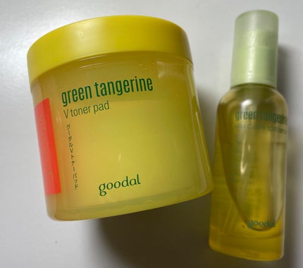 グリーンタンジェリン ビタCダークスポットケアパッド/goodal/トナーパッドを使ったクチコミ(2枚目)