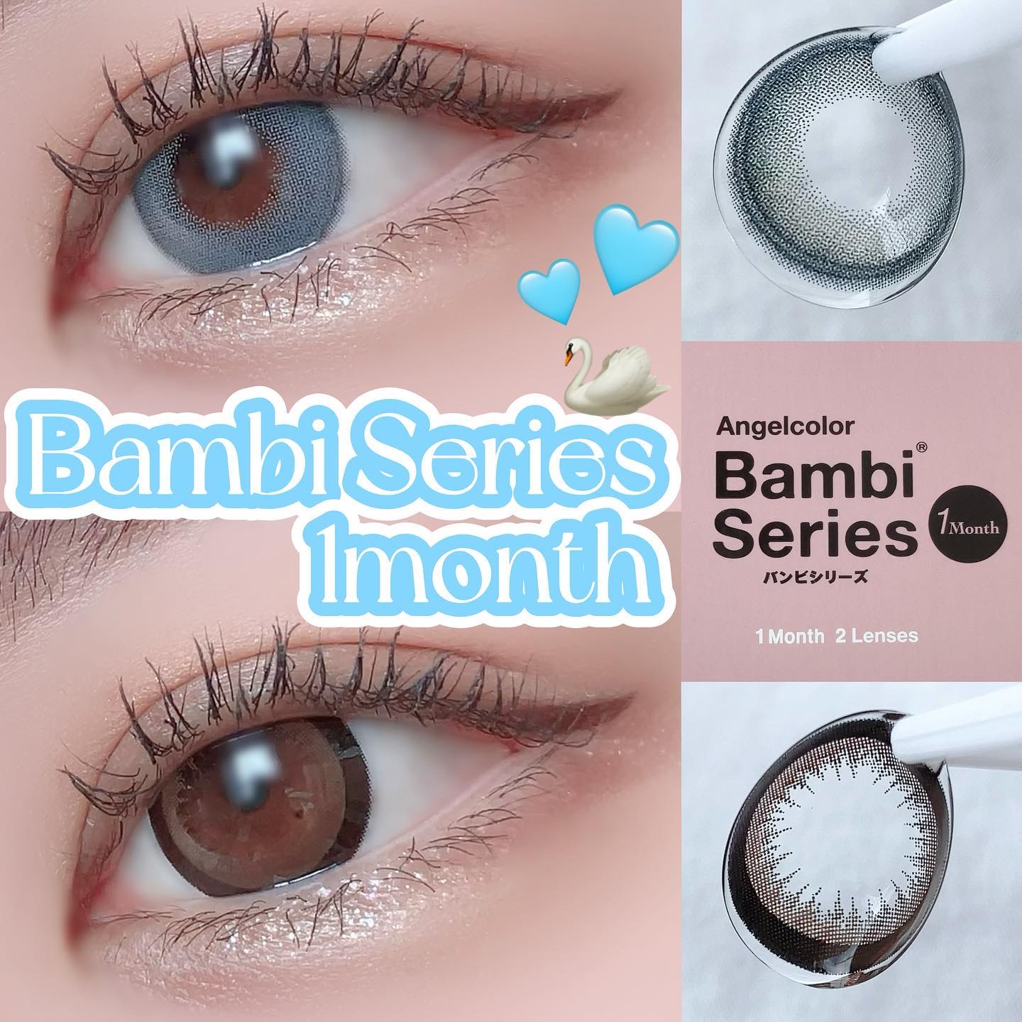 Angelcolor Bambi Series 1month/AngelColor/１ヶ月（１MONTH）カラコンを使ったクチコミ（1枚目）