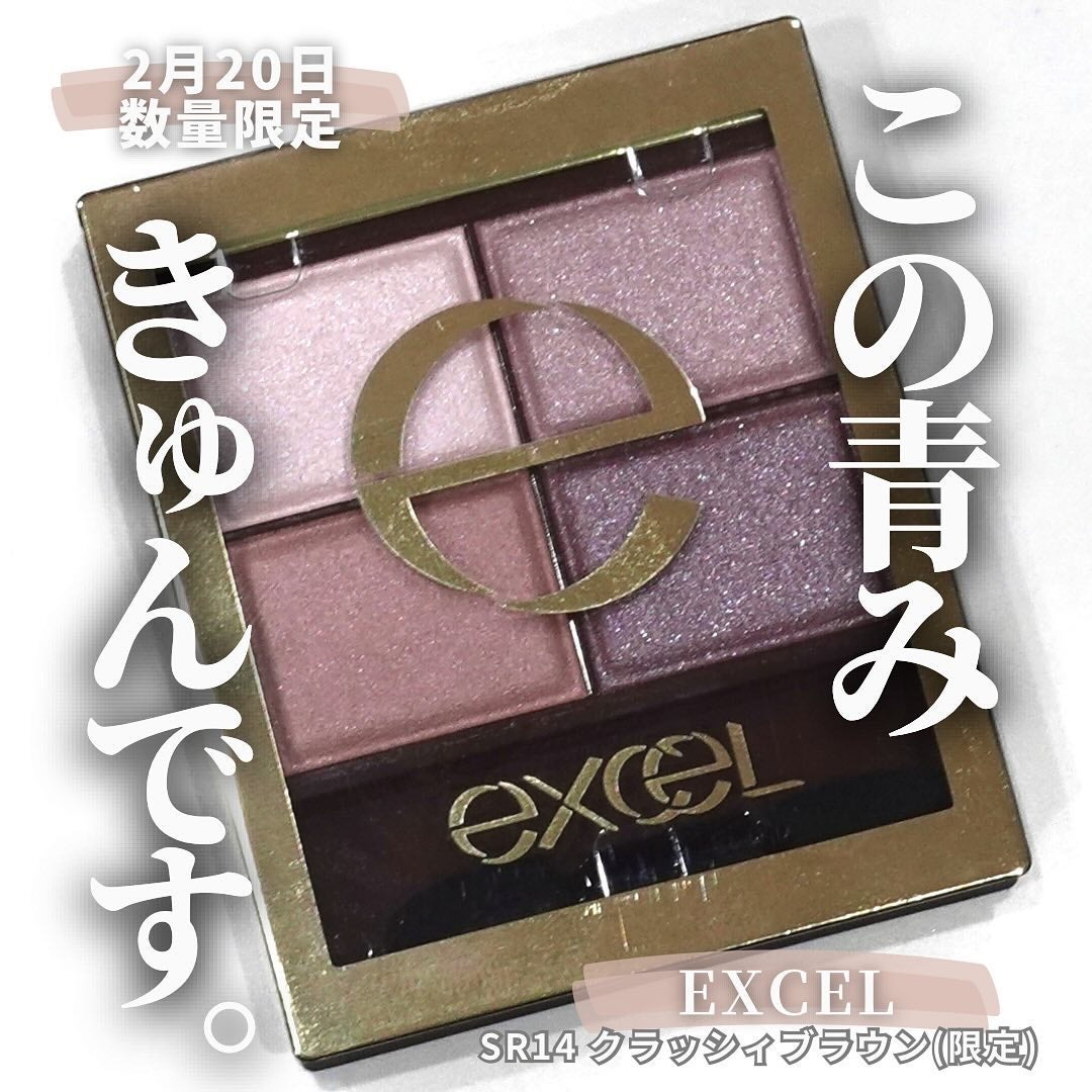 スキニーリッチシャドウ/excel/アイシャドウパレットを使ったクチコミ(1枚目)