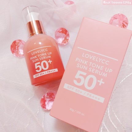 ピンクトーンアップサンセラム/LOVELYCC/化粧下地を使ったクチコミ(4枚目)