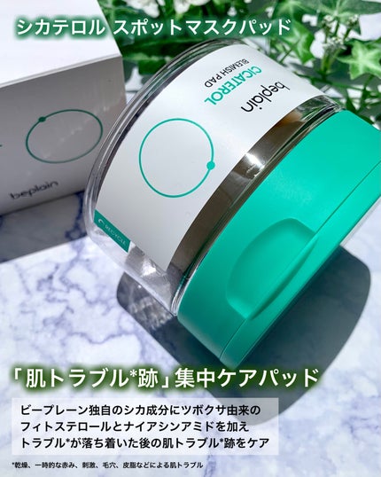 シカテロル スポットマスクパッド/beplain/トナーパッドを使ったクチコミ(2枚目)