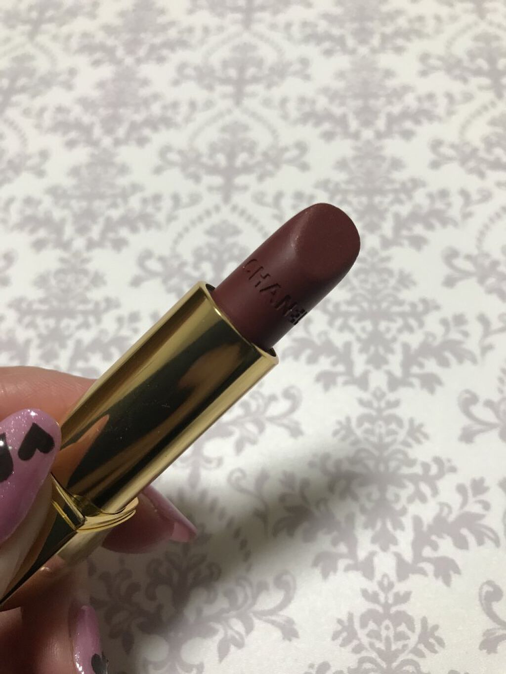 ルージュ アリュール ヴェルヴェット ル リオン ドゥ シャネル 237 ベージュ アルダン/CHANEL/口紅を使ったクチコミ（2枚目）