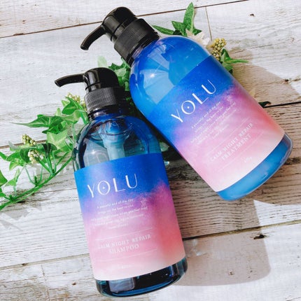 カームナイトリペアシャンプー/トリートメント/YOLU/市販シャンプーを使ったクチコミ(1枚目)