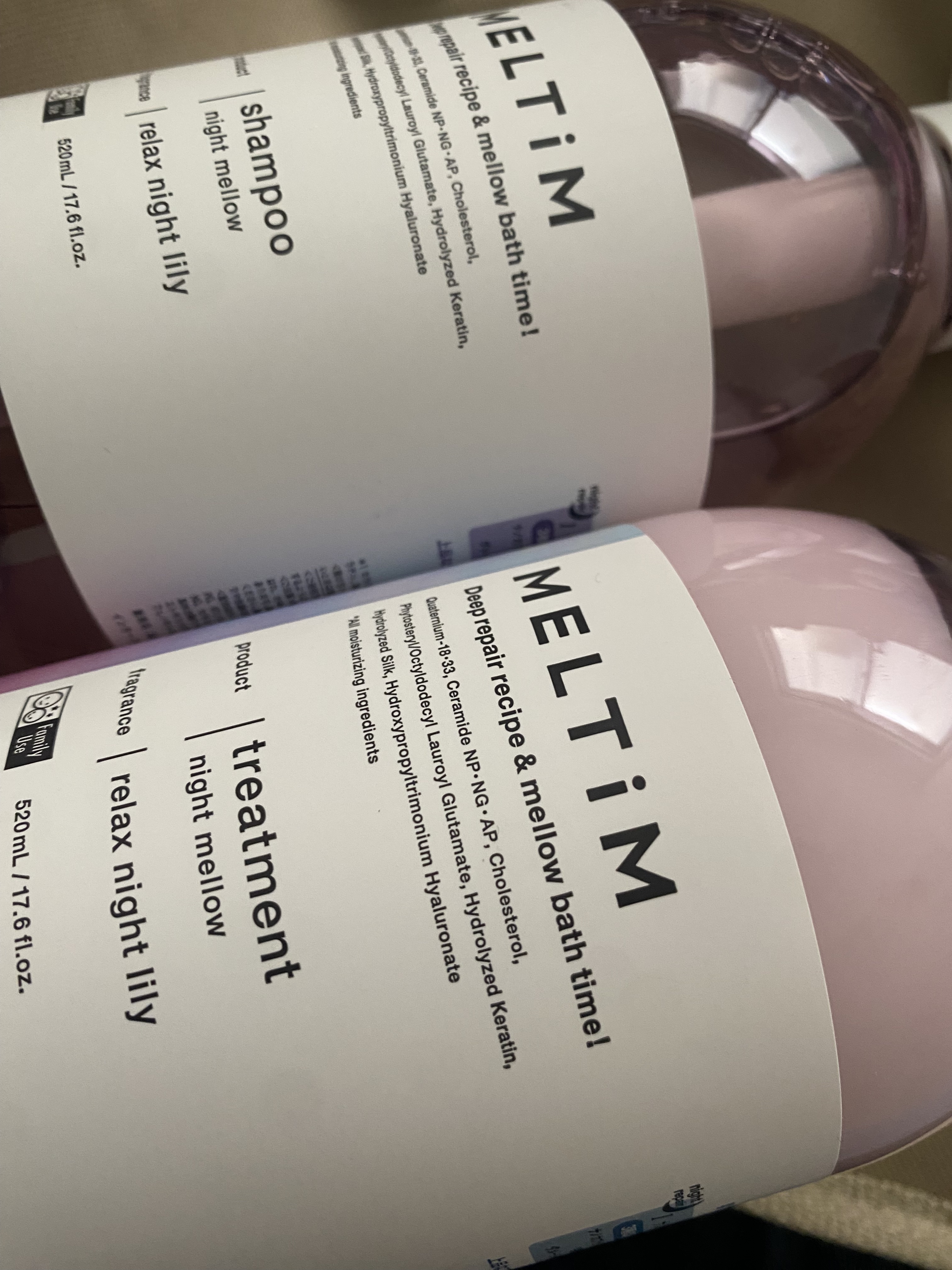 ナイトメロウ シャンプー/トリートメント/MELTiM/市販シャンプーを使ったクチコミ（1枚目）