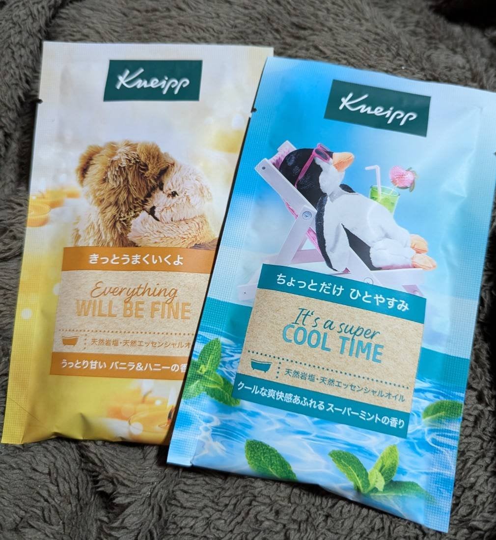 クナイプ バスソルト バニラ&ハニーの香り/クナイプ/無機塩系入浴剤を使ったクチコミ(1枚目)