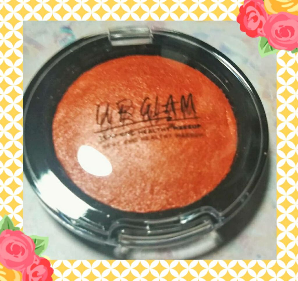 UR GLAM　EYE & CHEEK COLOR ピンクオレンジ/U R GLAM/単色アイシャドウを使ったクチコミ（1枚目）