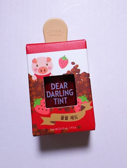 ディアダーリン ウォータージェルティント (アイスティント)/ETUDE/口紅を使ったクチコミ(1枚目)