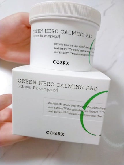 ワンステップグリーンカーミングパッド/COSRX/トナーパッドを使ったクチコミ(1枚目)