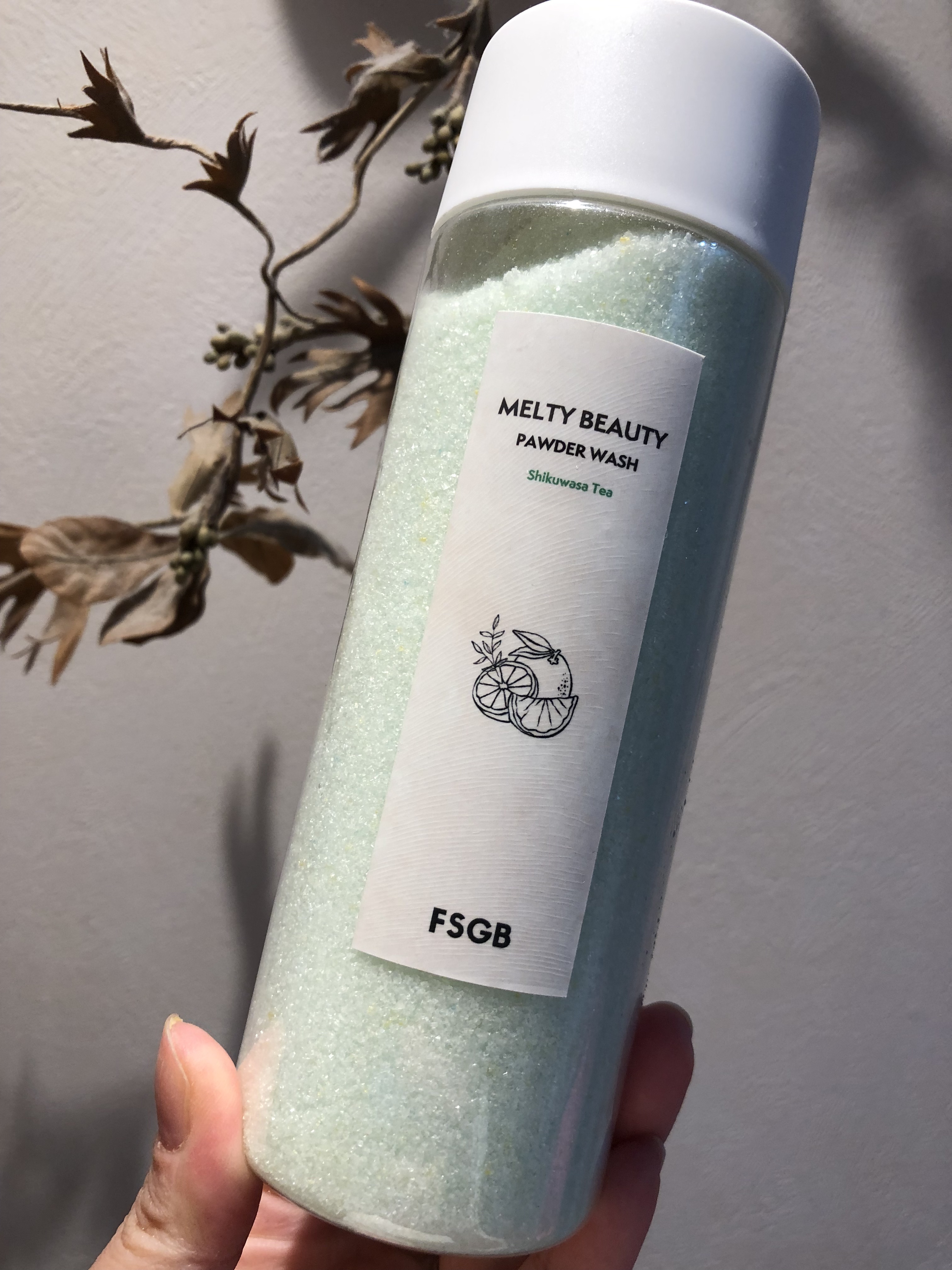 沖縄とろみ美容 パウダーウォッシュ シークヮーサーティー/FSGB/洗顔パウダーを使ったクチコミ（1枚目）