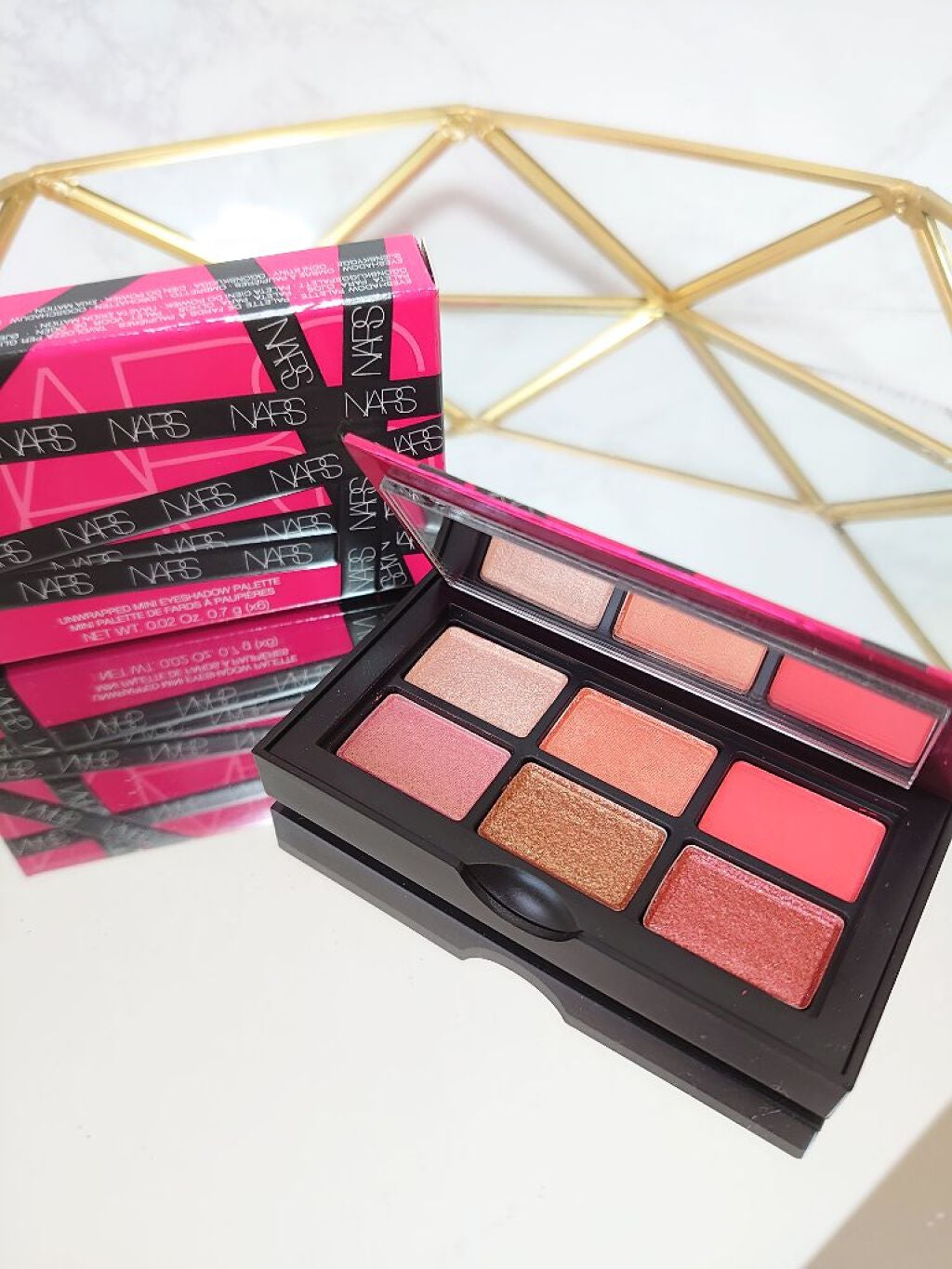アンラップド ミニアイシャドーパレット ORGASM /NARS/アイシャドウパレットを使ったクチコミ(1枚目)
