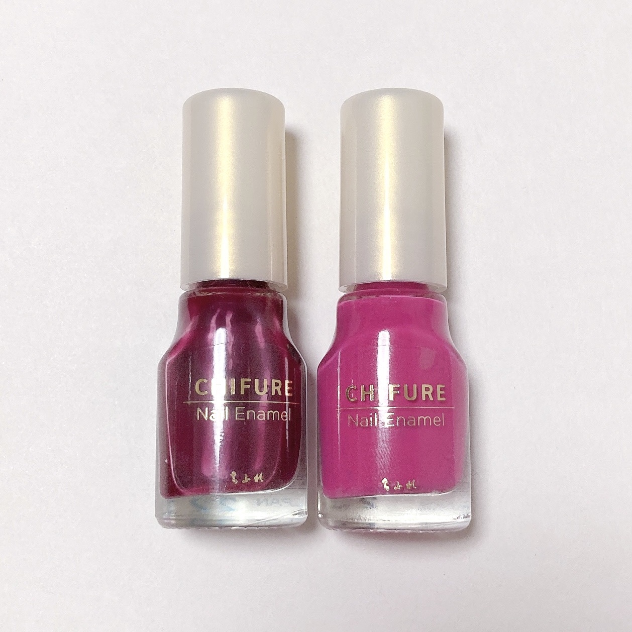 ネイル エナメル 346 パープル系/ちふれ/マニキュアを使ったクチコミ（2枚目）