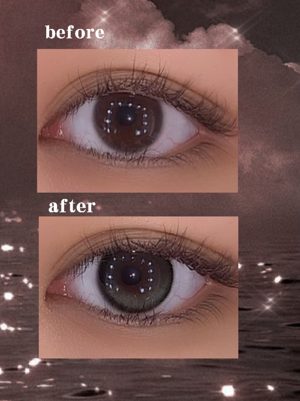 Secretive Kristen/Hapa kristin/カラーコンタクトレンズを使ったクチコミ（3枚目）