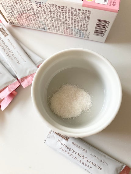 ビューパワープラス プロテオグリカン・セラミド<パウダー>/常盤薬品/美容サプリメントを使ったクチコミ(2枚目)