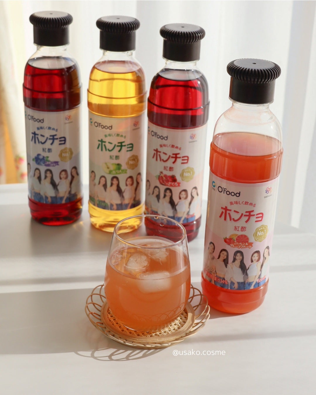 紅酢(ホンチョ) いちご&グレープフルーツ/チョンジョンウォン/その他飲むお酢を使ったクチコミ(3枚目)