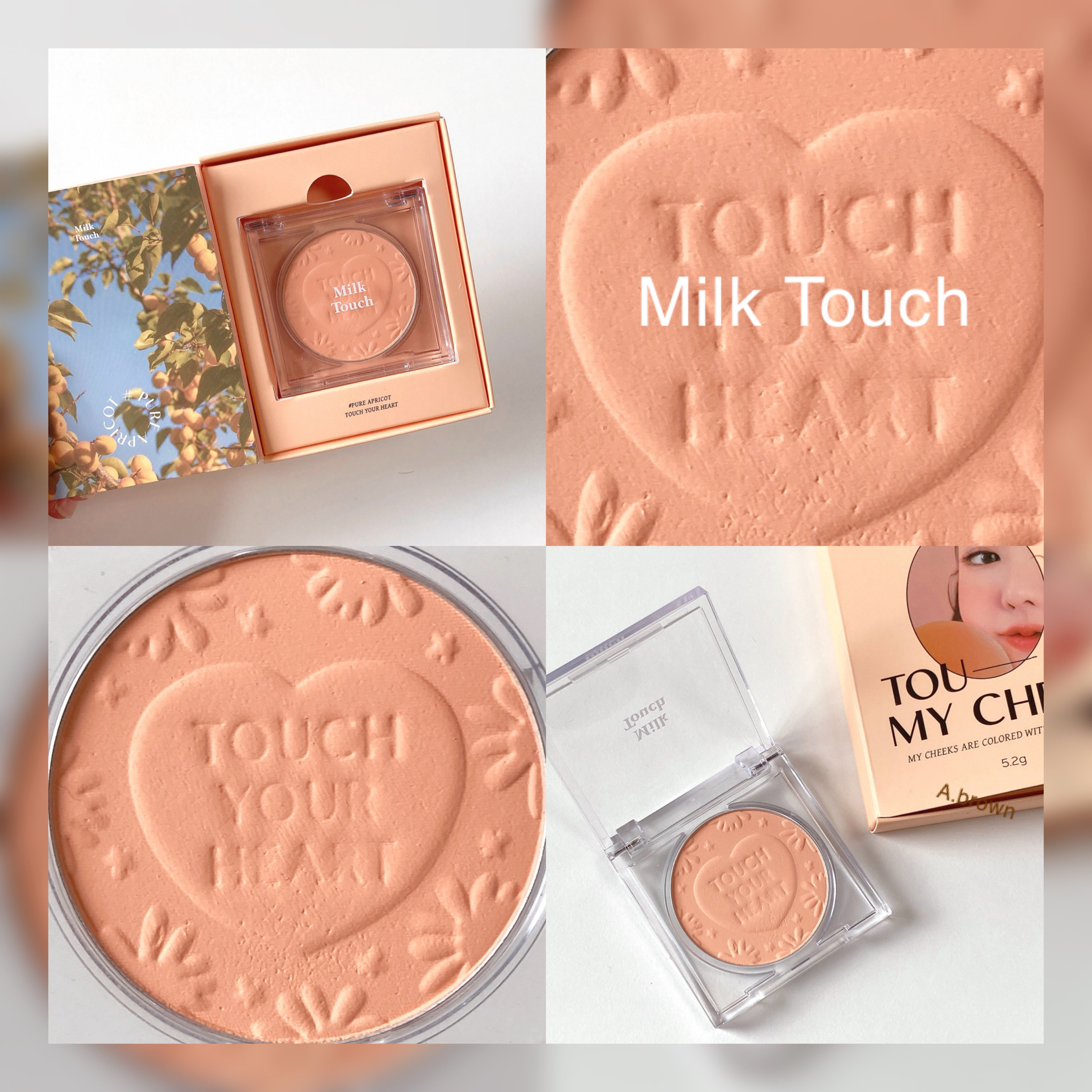タッチ マイ チーク/Milk Touch/パウダーチークを使ったクチコミ（1枚目）