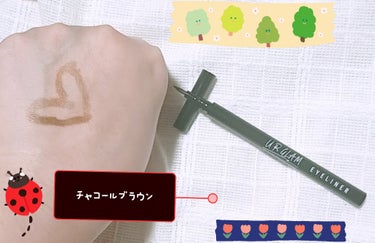 UR GLAM　LIQUID EYELINER/U R GLAM/リキッドアイライナーを使ったクチコミ（4枚目）