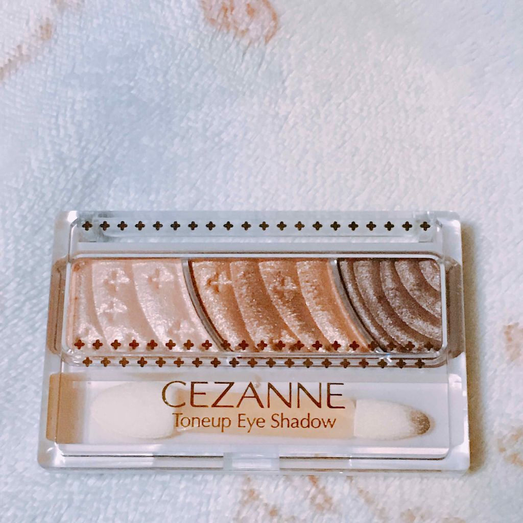 トーンアップアイシャドウ/CEZANNE/アイシャドウパレットを使ったクチコミ(1枚目)