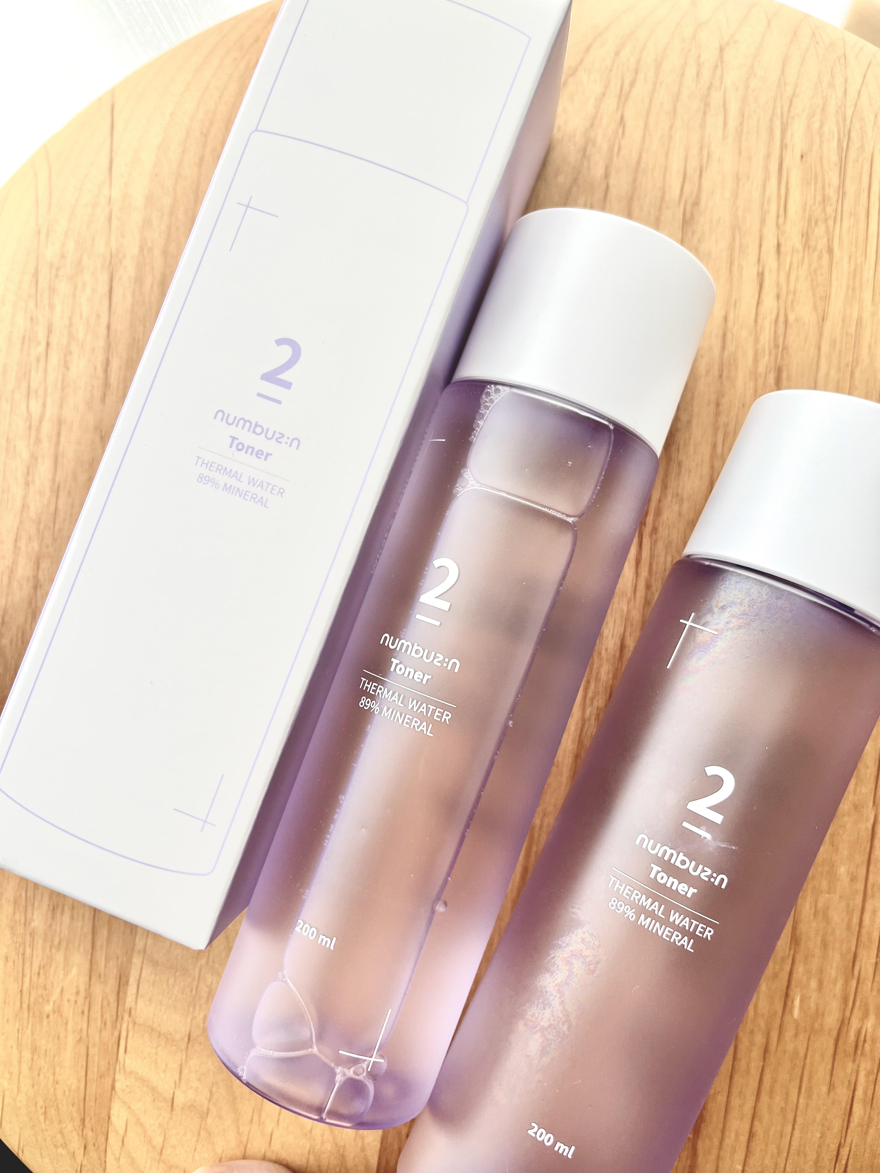 2番 温泉水89％ミネラルトナー/numbuzin/化粧水を使ったクチコミ（2枚目）