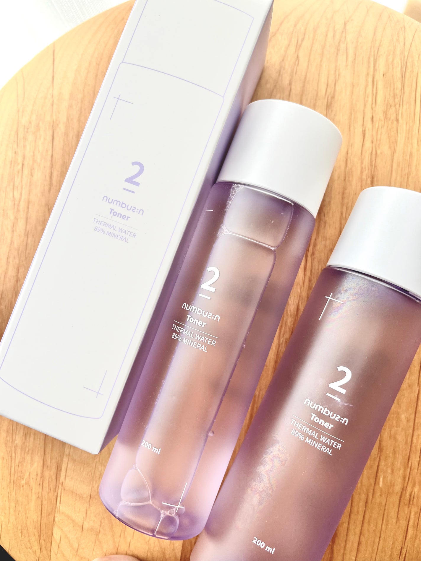 2番 温泉水89%ミネラルトナー/numbuzin/化粧水を使ったクチコミ(2枚目)