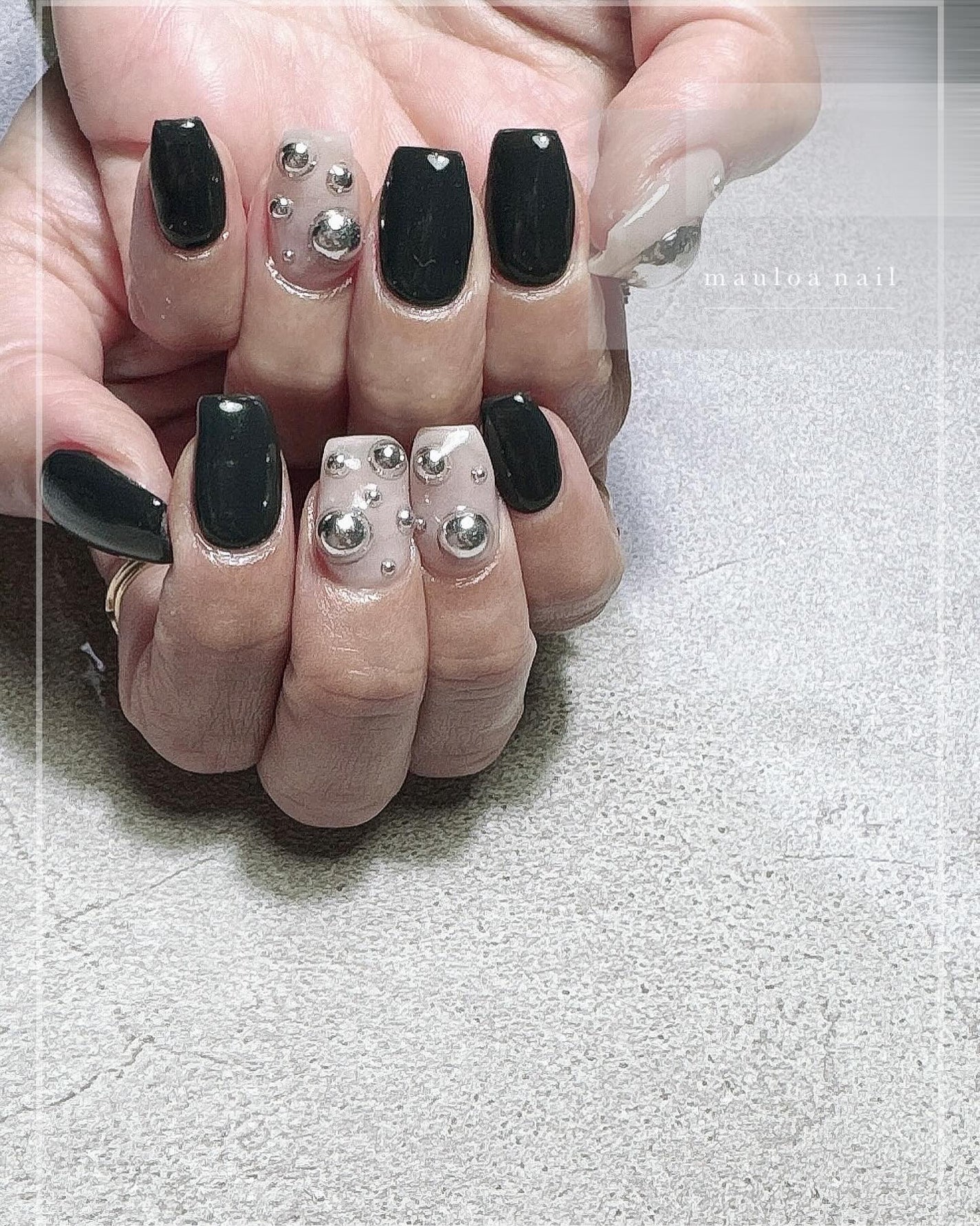 mauloa_nail on LIPS 「・🩵🩵🩵・ネイルやり方動画fantistにて多数更新してます☺..」(1枚目)