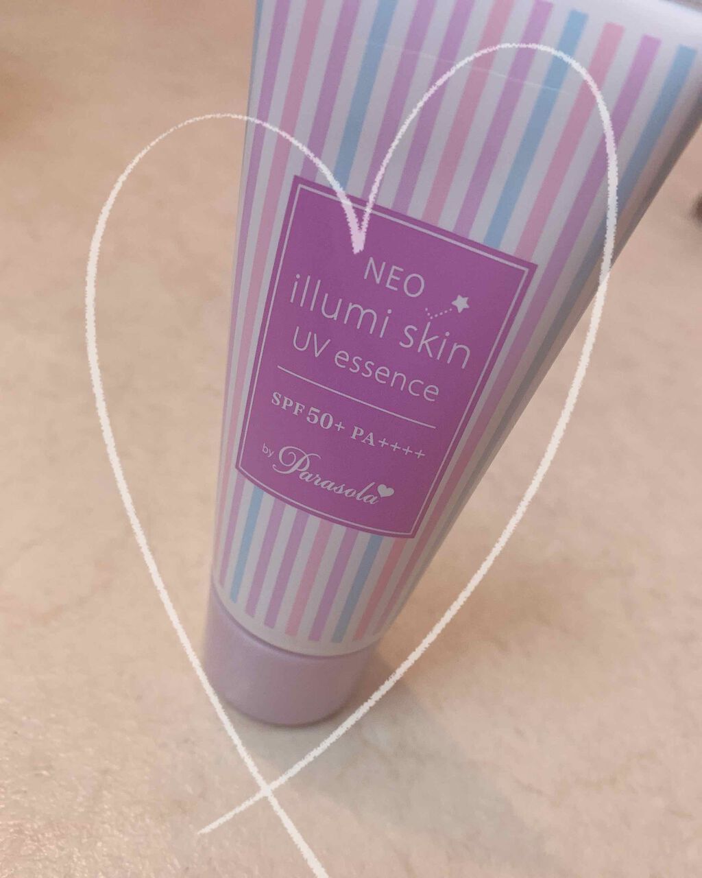 パラソーラ ネオイルミスキン UV エッセンス LV 【ネオイルミ ラベンダー】/パラソーラ/日焼け止め・UVケアを使ったクチコミ(1枚目)