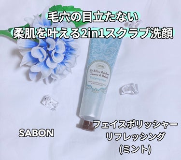 フェイスポリッシャー リフレッシング（ミント）/SABON/スクラブ・ゴマージュを使ったクチコミ（1枚目）