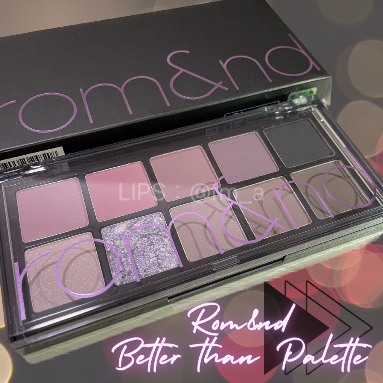 ベターザンパレット 11 チキチキガーデン(CHEEKY CHEEKY GARDEN) /rom&nd/アイシャドウパレットを使ったクチコミ（1枚目）