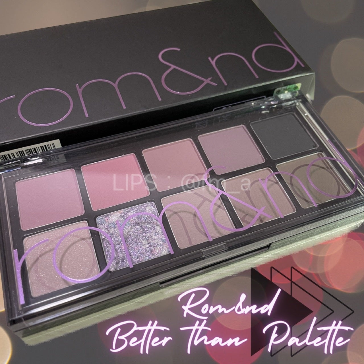 ベターザンパレット/rom&nd/アイシャドウパレットを使ったクチコミ(1枚目)