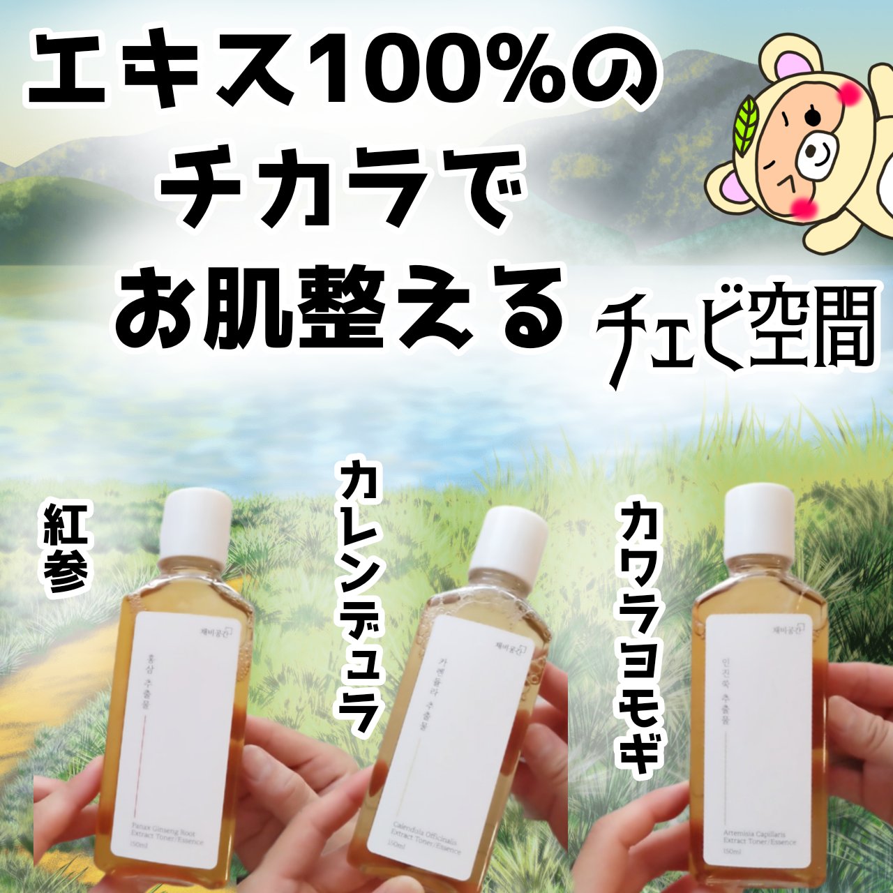 スキンケアトナー/CHAEB GONGGAN/化粧水を使ったクチコミ（1枚目）