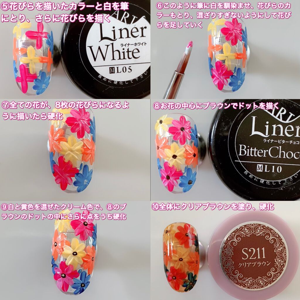 プリジェル カラーEX/プリジェル/ジェルネイルを使ったクチコミ（3枚目）