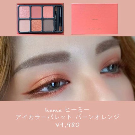 アイカラーパレット/heme/アイシャドウパレットを使ったクチコミ(2枚目)
