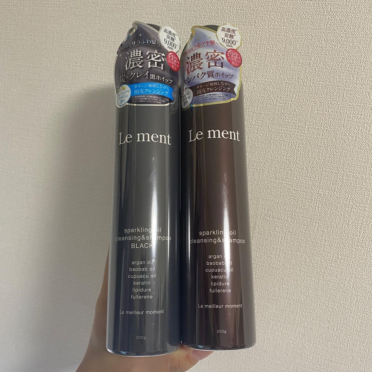 ルメント スパークリングオイル クレンジング&シャンプー/Le ment/市販シャンプーを使ったクチコミ（1枚目）